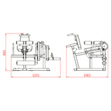 Leg Machine CL-68 + 5/10/15kg*2 (60kg) Olympic Tri-Grip Weights