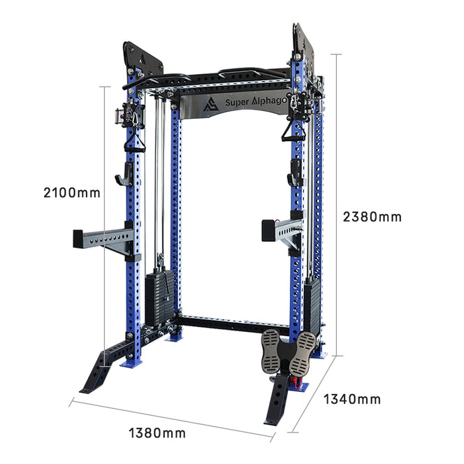 Multifunctional trainer dimension