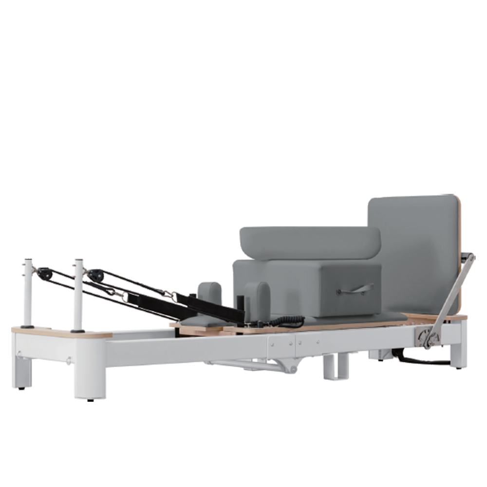 Pre-Order | Foldable Aluminum Pilates Reformer MX-500 in Black | ETA Late Sep