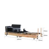 Foldable Oak Pilates Reformer MX-600A