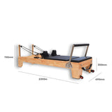 Oak Pilates Reformer PL-600 dimension