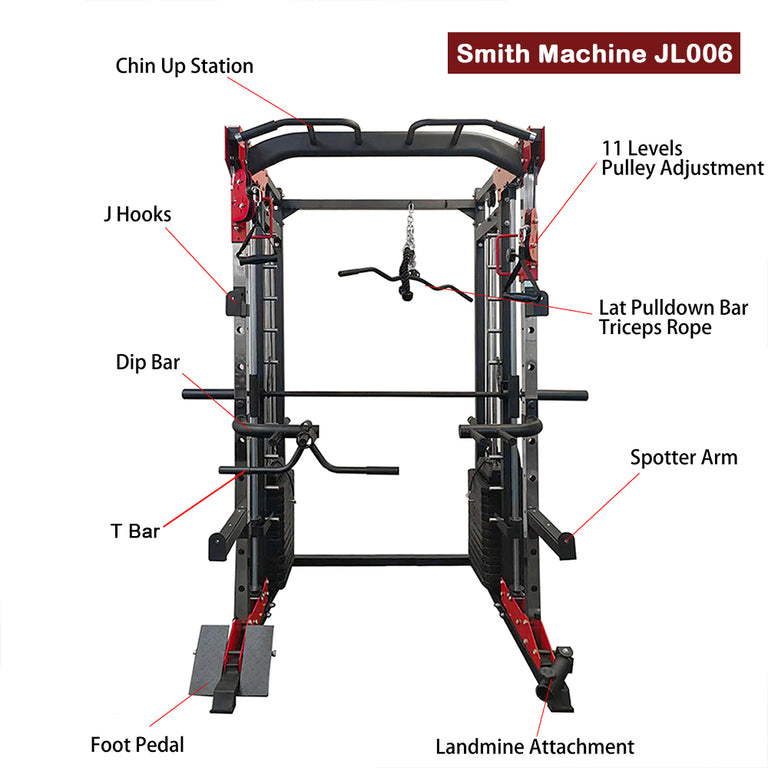 Muscle Motion Smith Machine JL006 - SuperAlphago